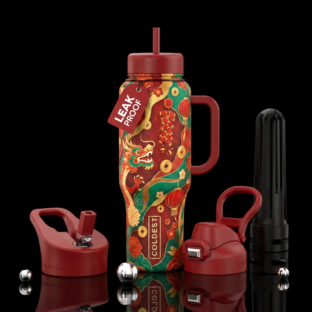 Lunar water bottle design