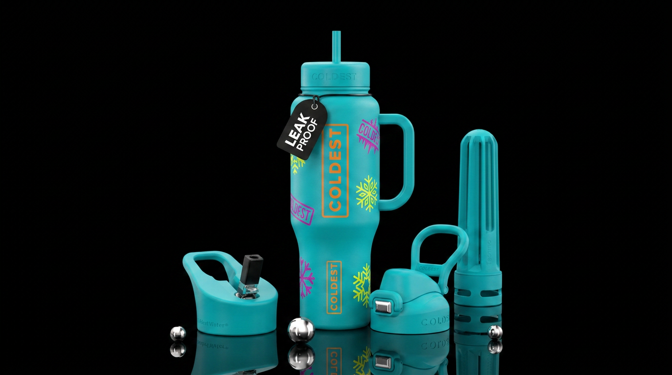 stamps water bottle design
