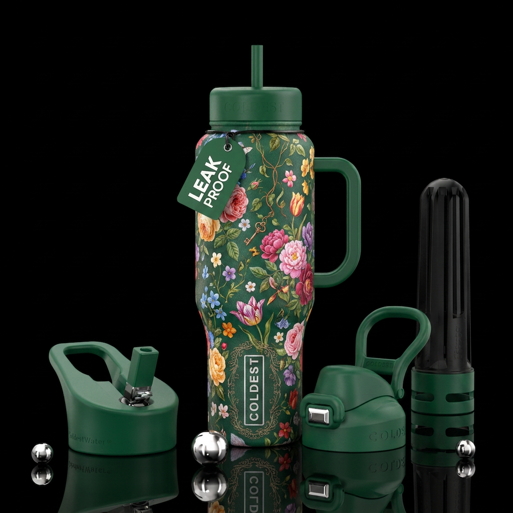 My secret garden water bottle design