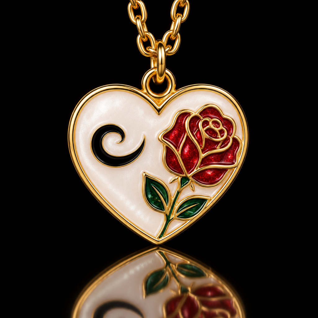 Heart of Roses water bottle design