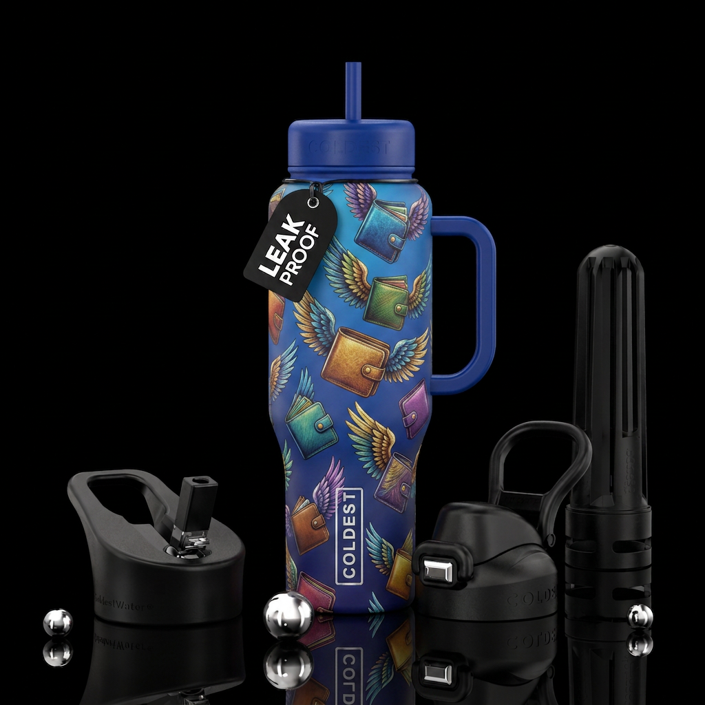 Mega Coldie water bottle design