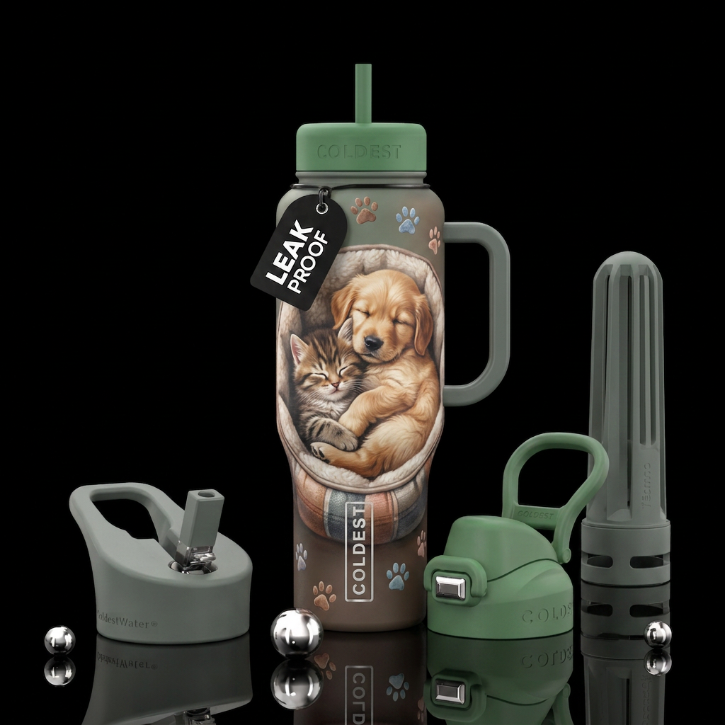 Besties water bottle design