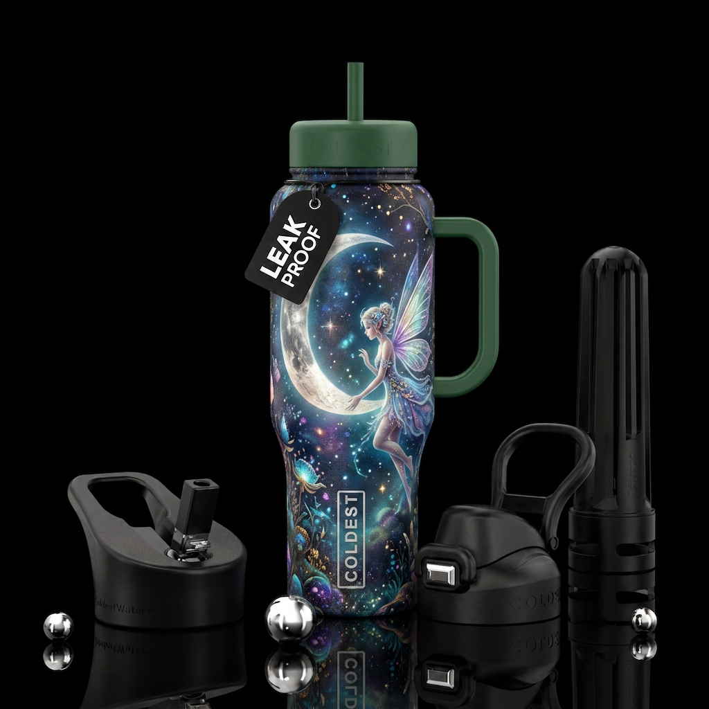 Fairy luna water bottle design