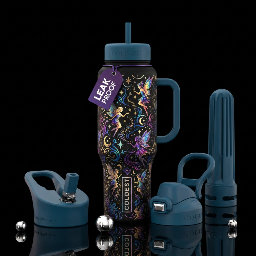 Enchanted Fairies water bottle design