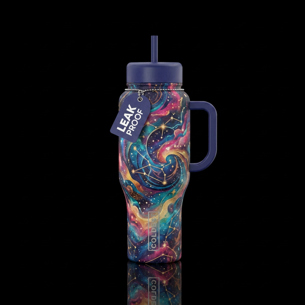 Reach for the stars water bottle design