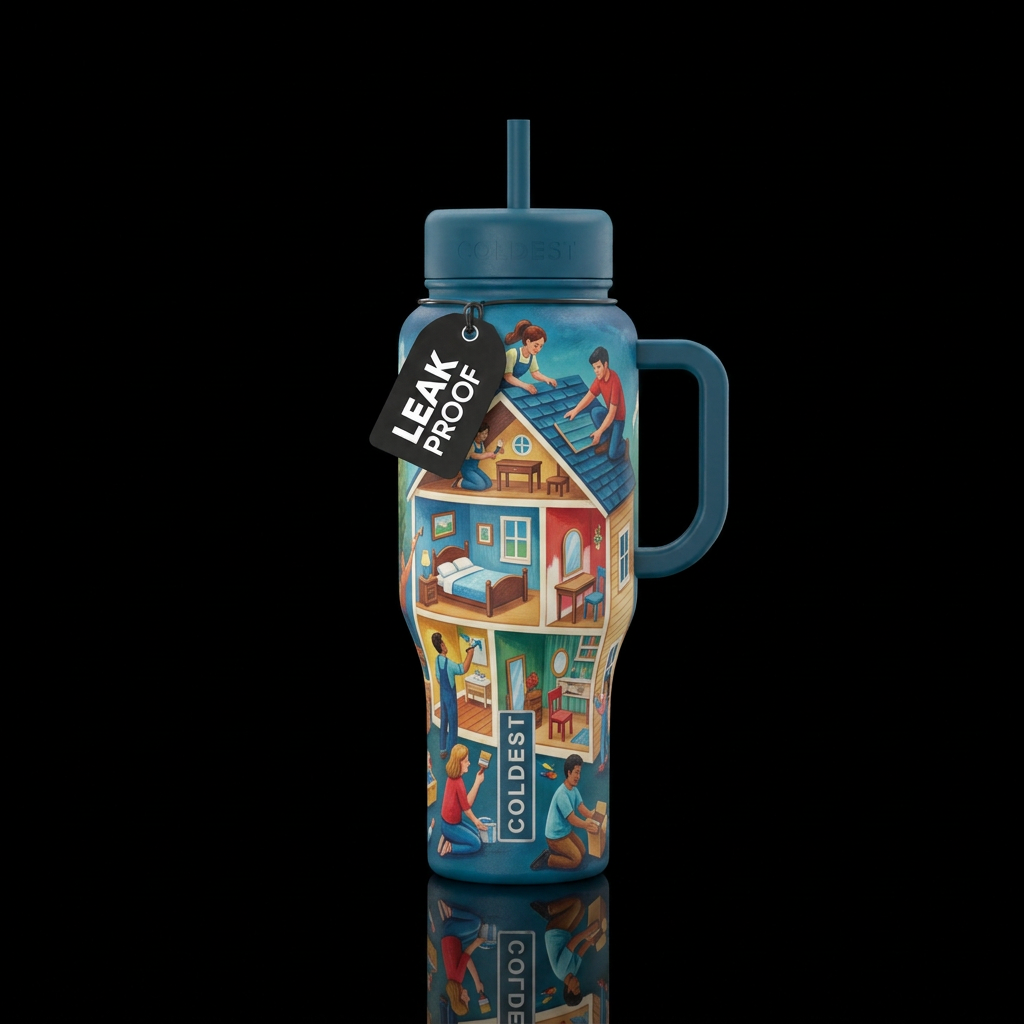 Building a dollhouse water bottle design