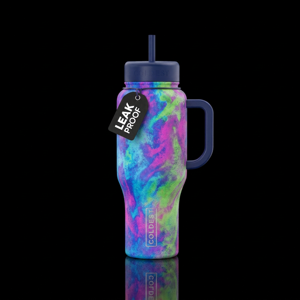 Acid wash, water bottle design