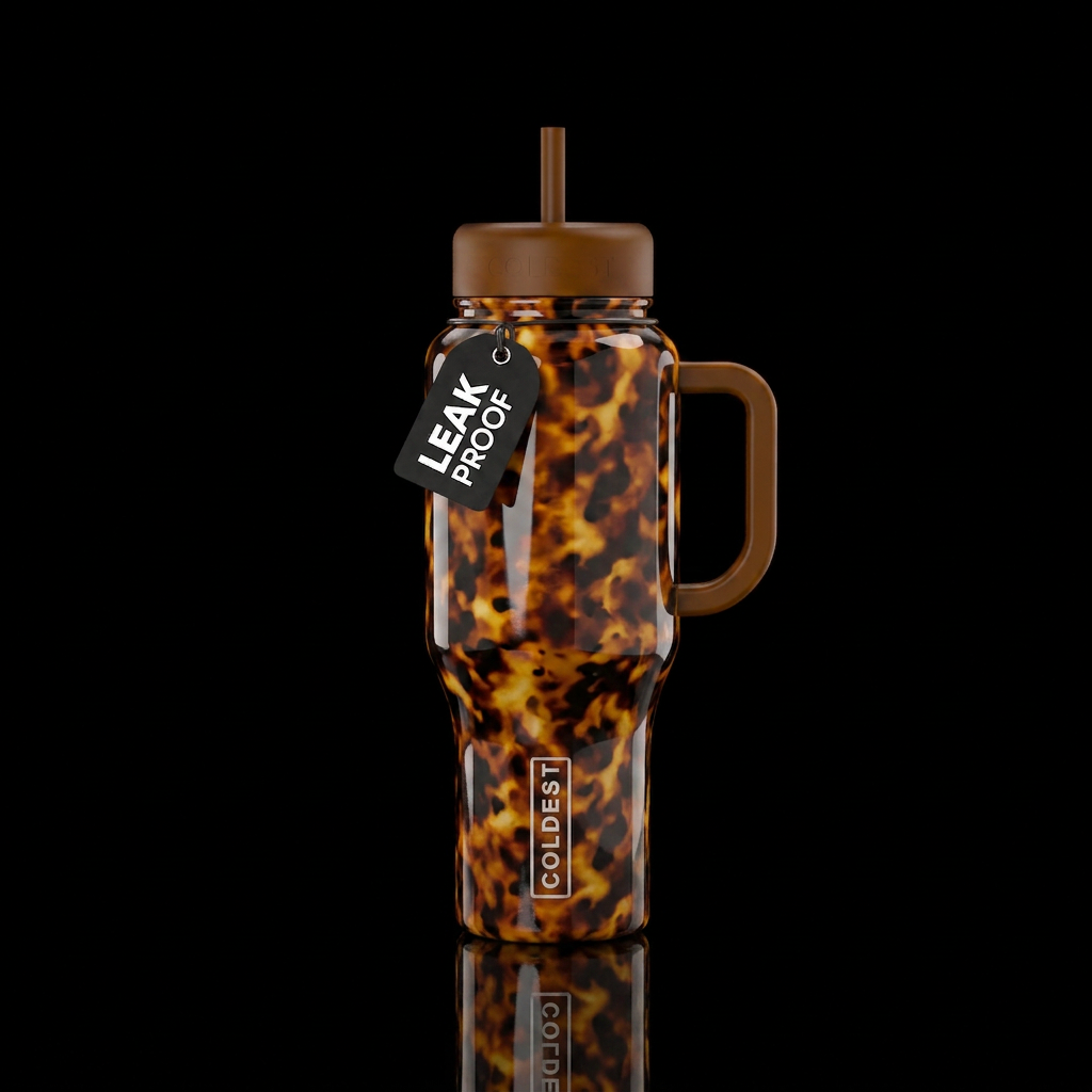 Tortoise shell water bottle design