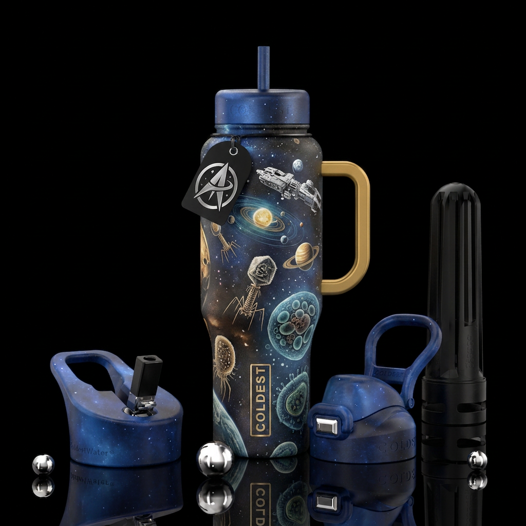 Project hail mary water bottle design