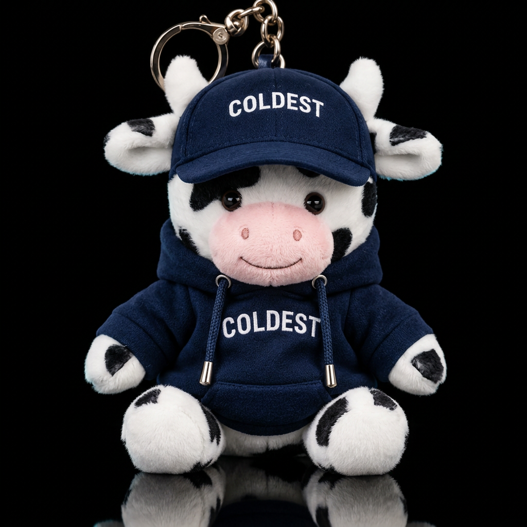 Cow, cow print water bottle design