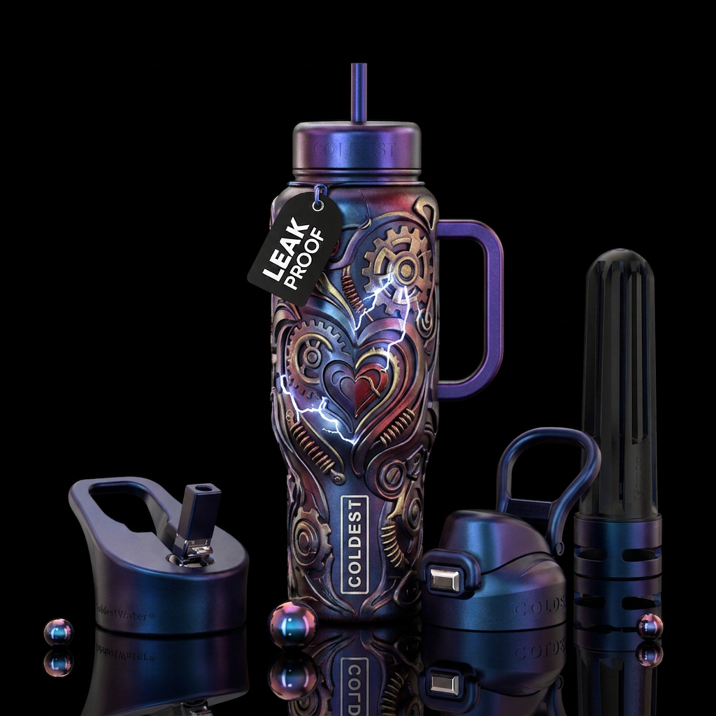 Love Machine II water bottle design