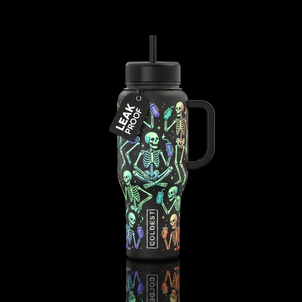 Glowie Coldy water bottle design