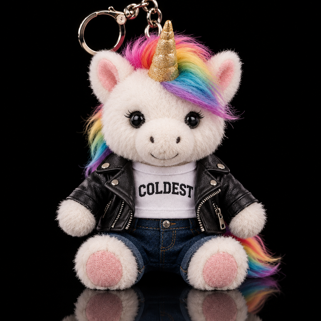 Rainbow Greaser Unicorn water bottle design