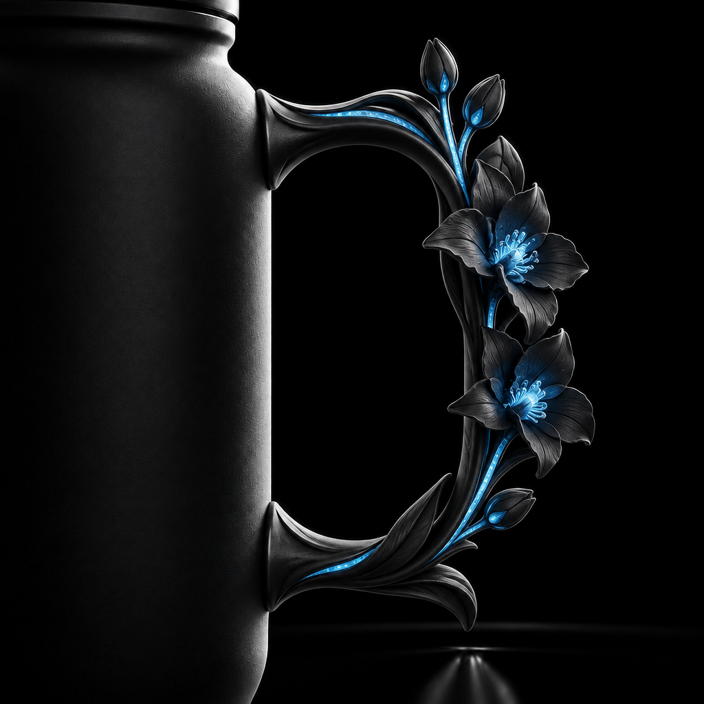 Larkspur water bottle design
