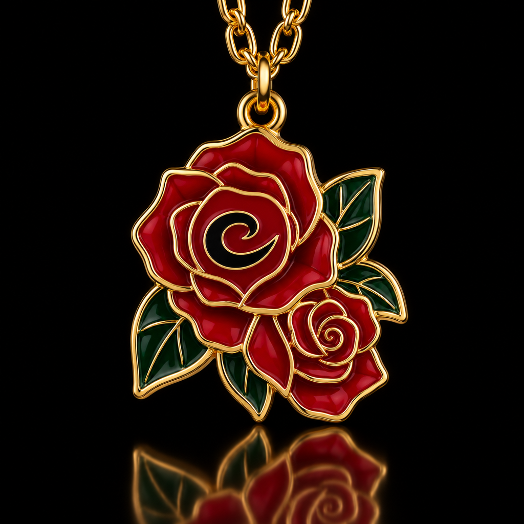 Gothic Roses water bottle design