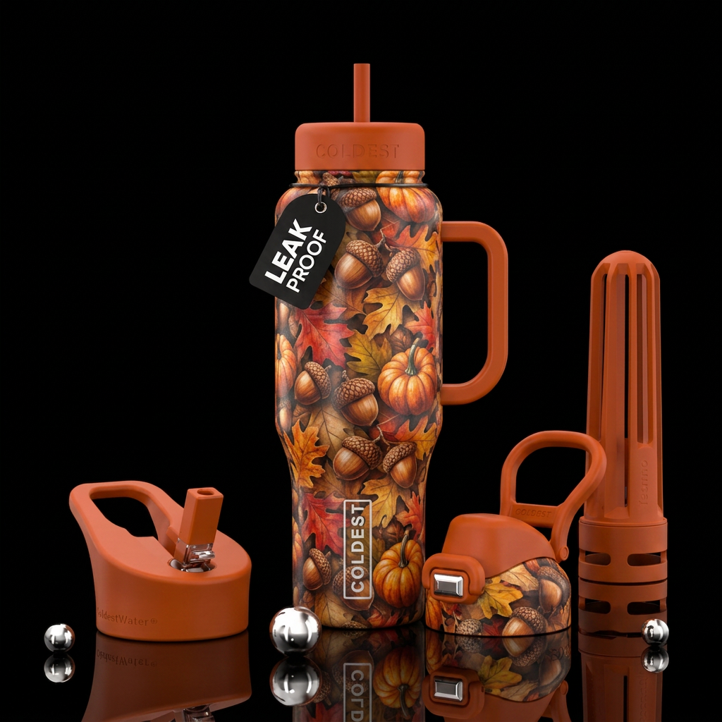 Fall water bottle design
