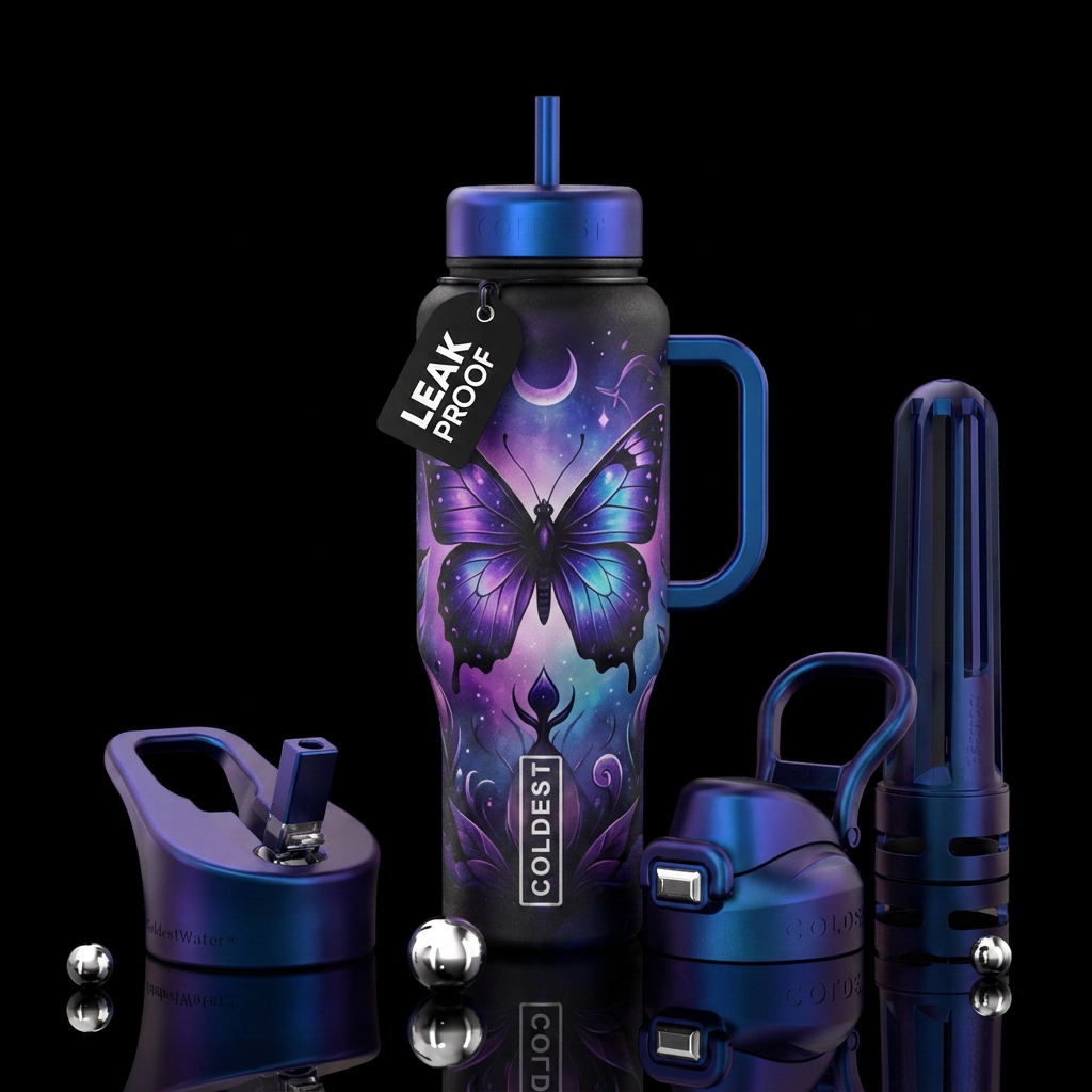 Butterfly Spirit water bottle design