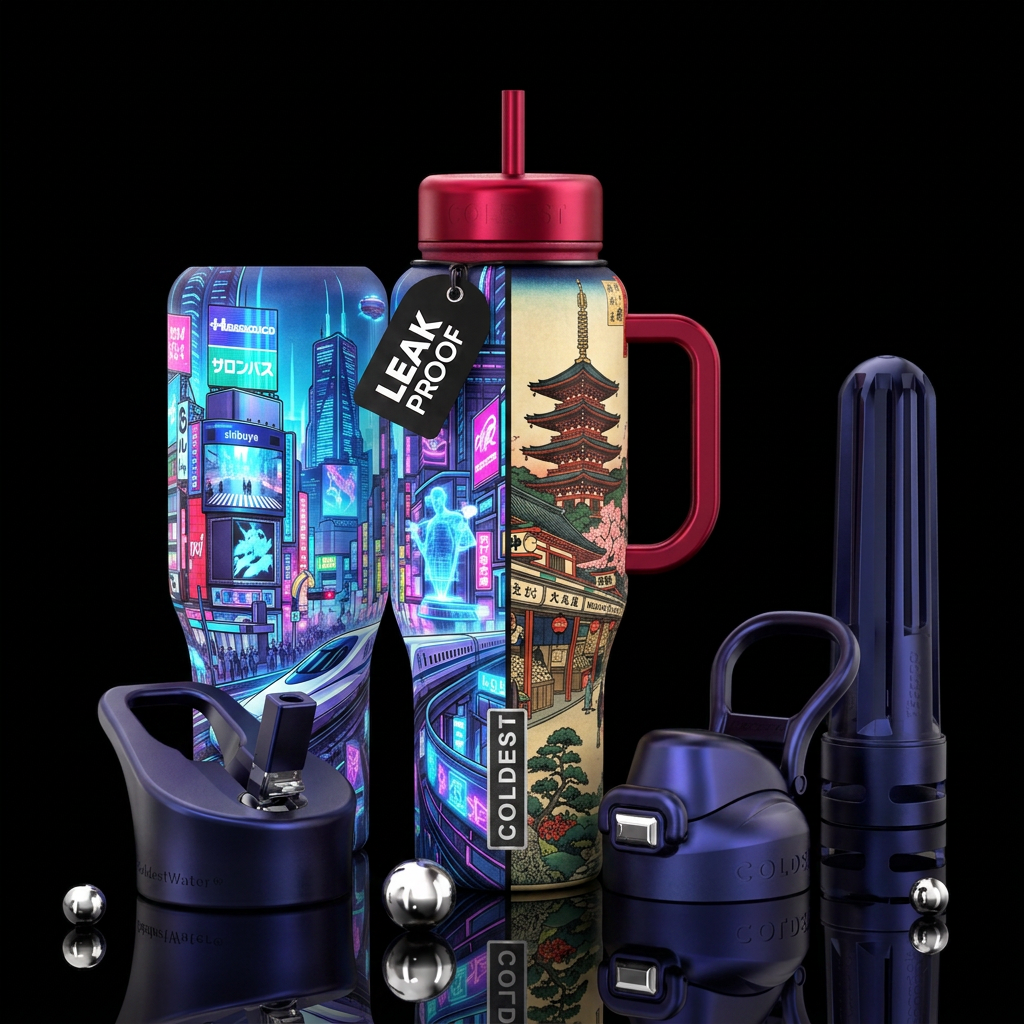 Toyko water bottle design