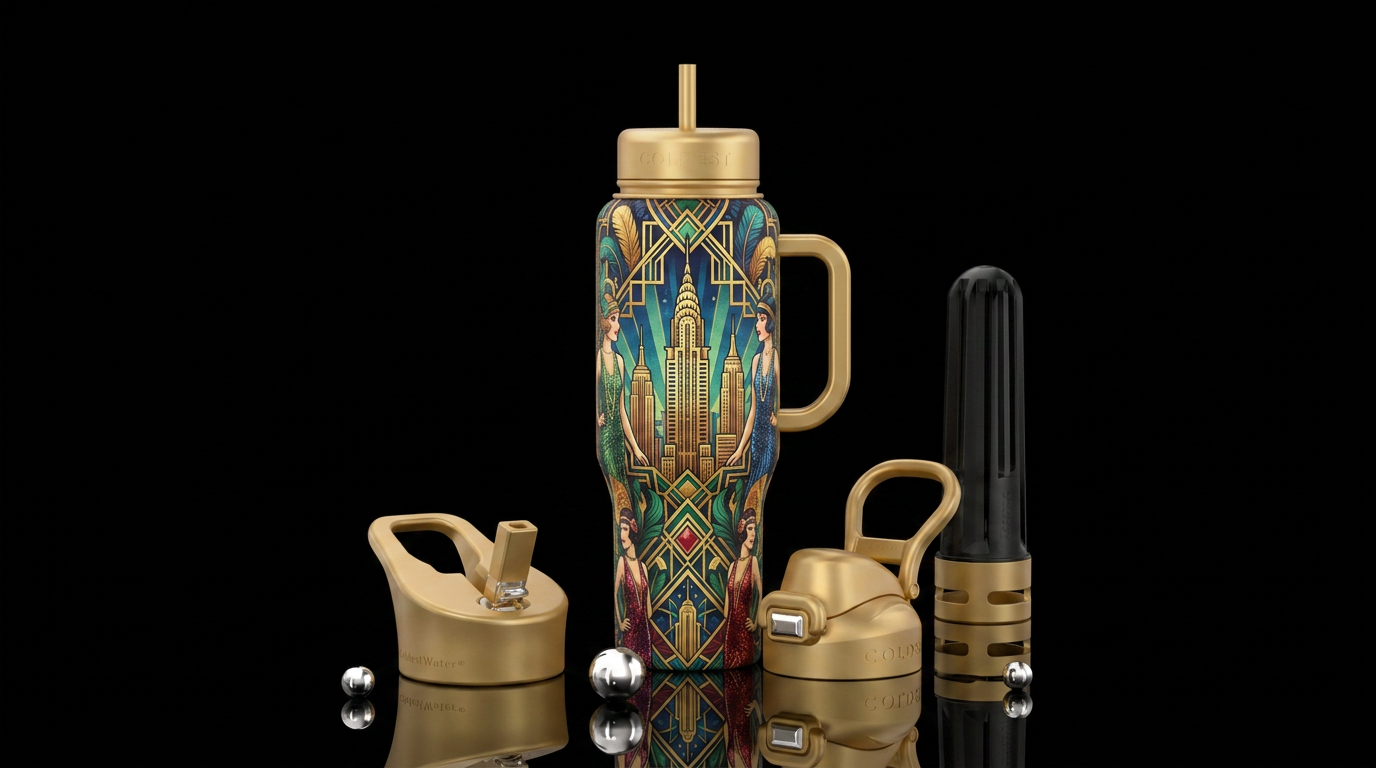 1920’s New York water bottle design
