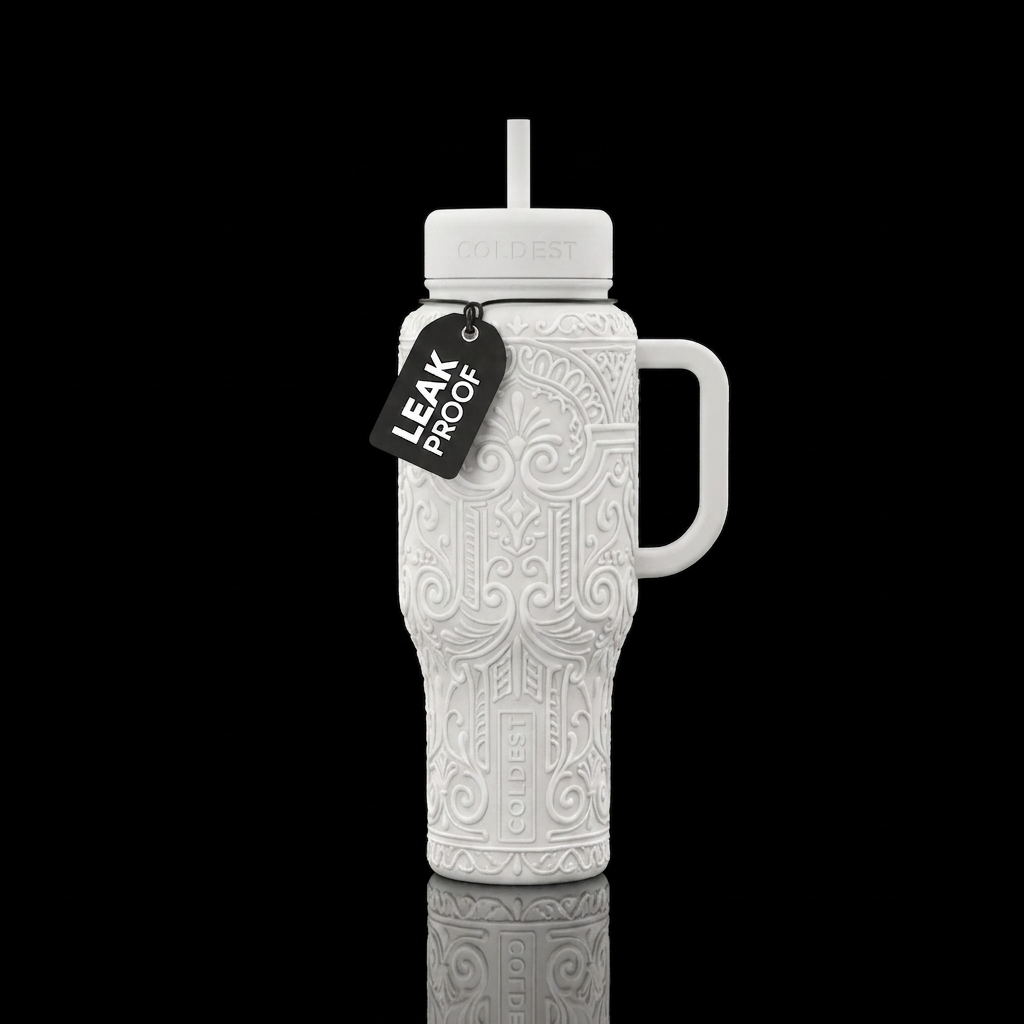 Victorian Gingerbread water bottle design