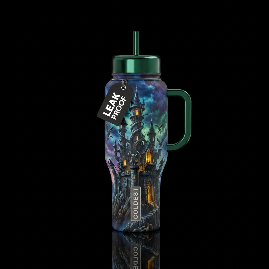 Castle of the Wicked Witch of the West water bottle design