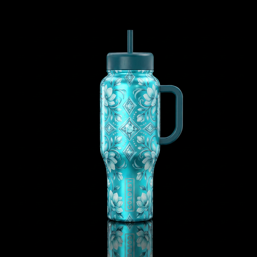 Tiffany water bottle design