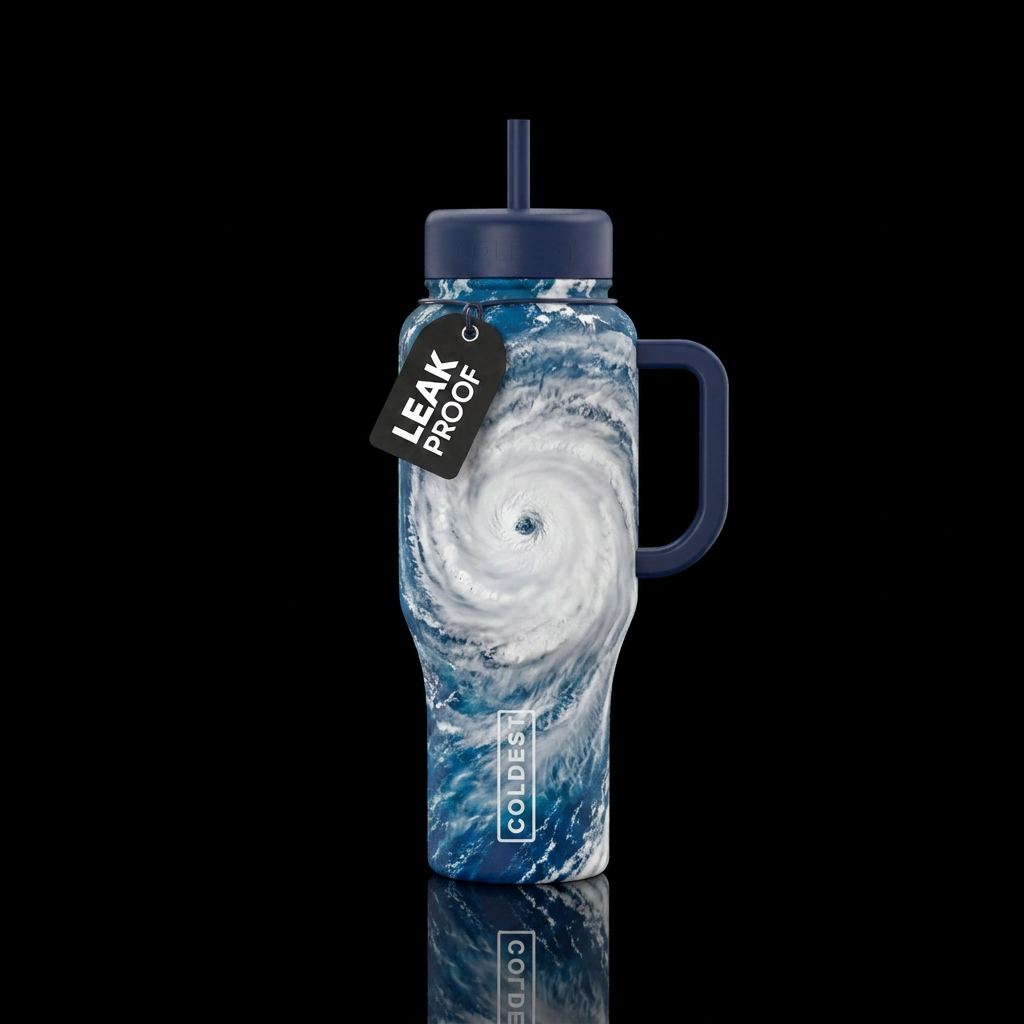 Hurricane water bottle design