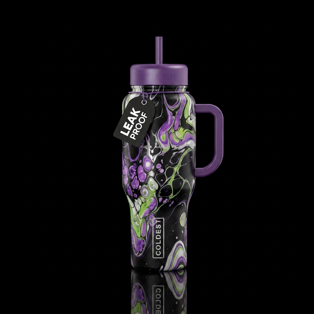 Blow Out water bottle design