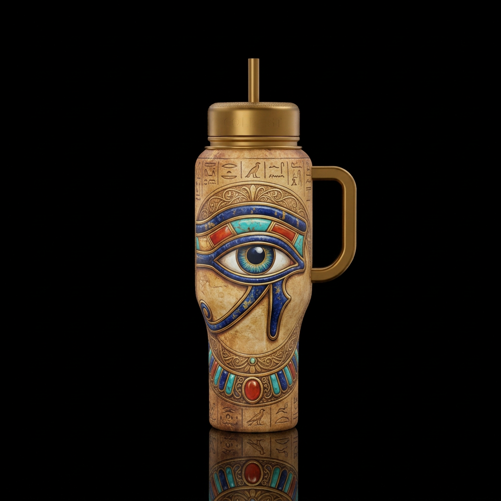 Eye of Ra water bottle design