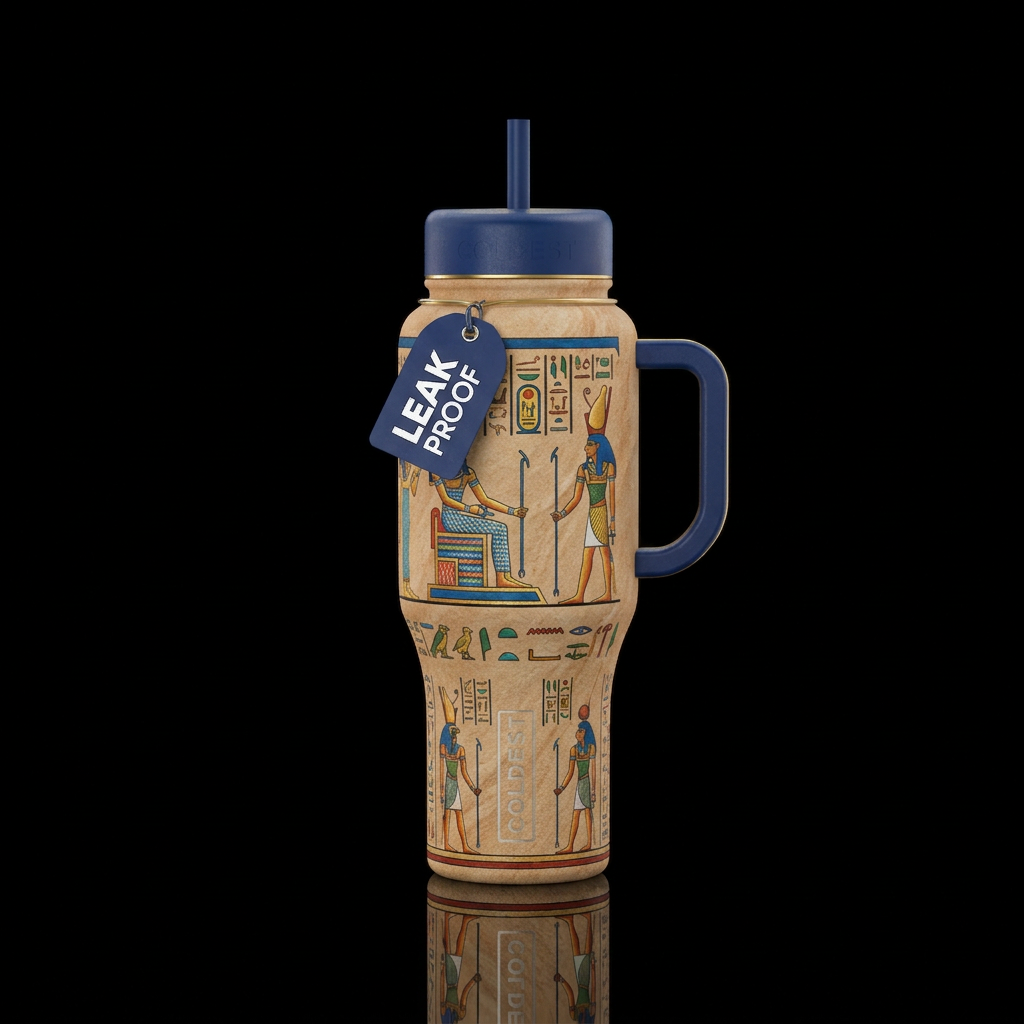 Valley of the Kings 2 water bottle design