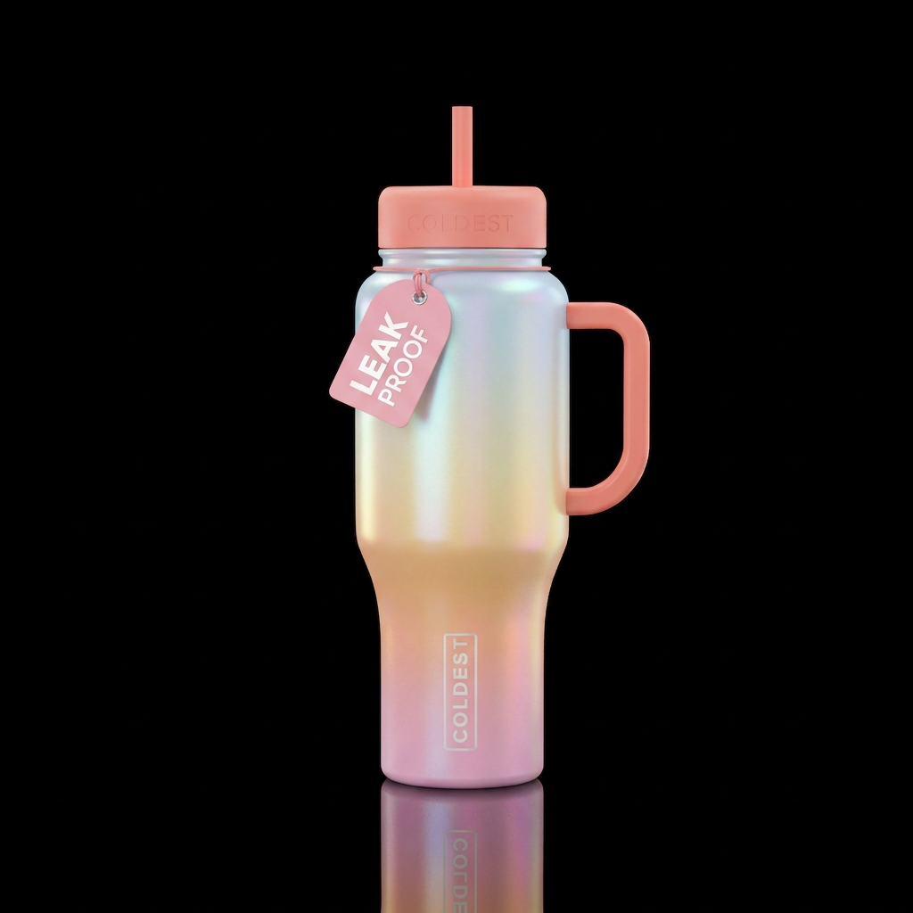 Sunrise water bottle design