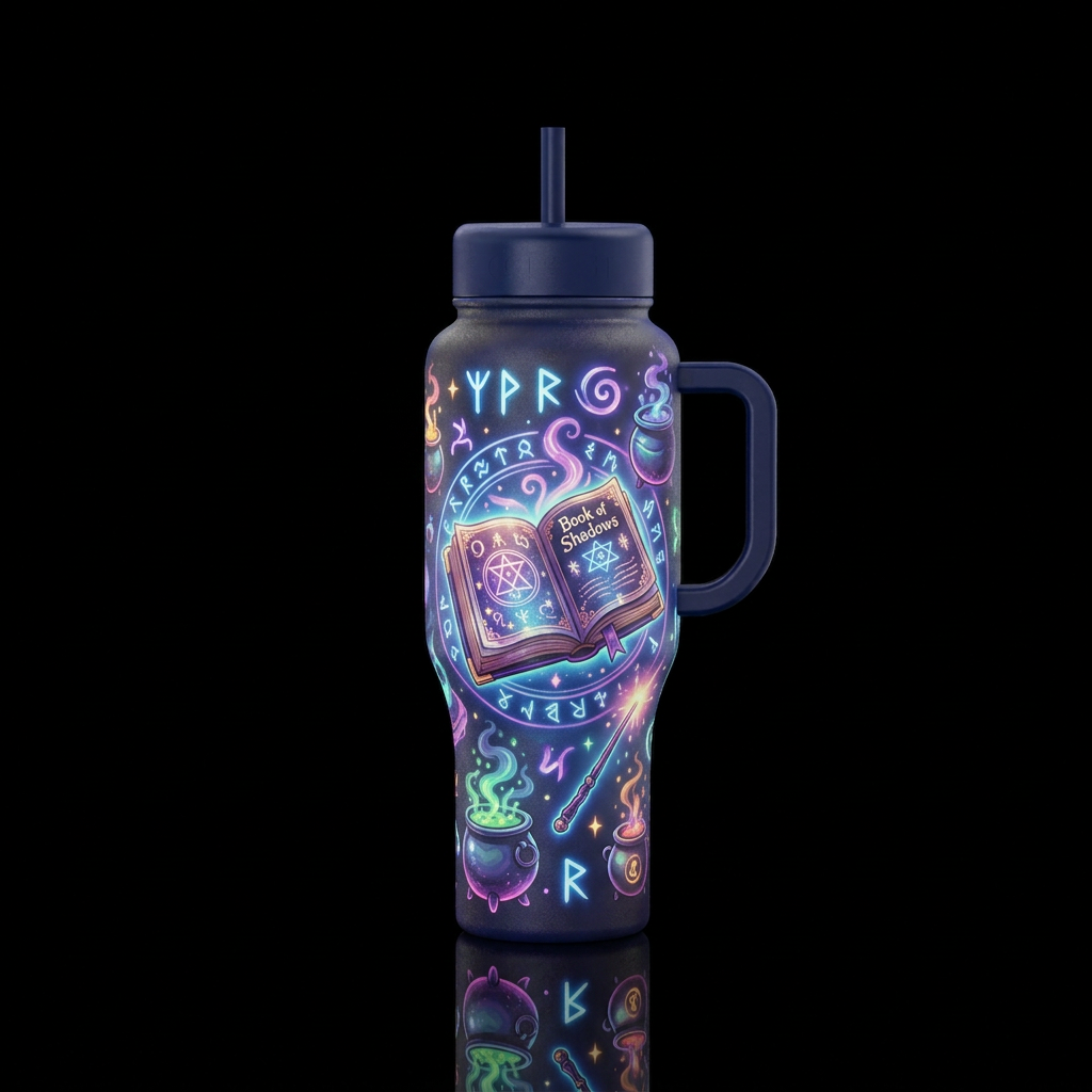 Witchcraft water bottle design