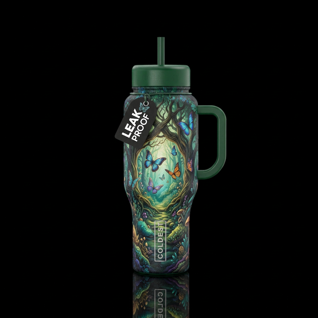 Garden Path water bottle design