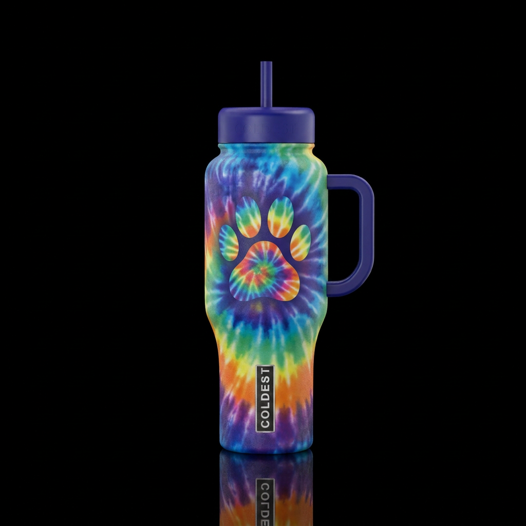 Paws water bottle design