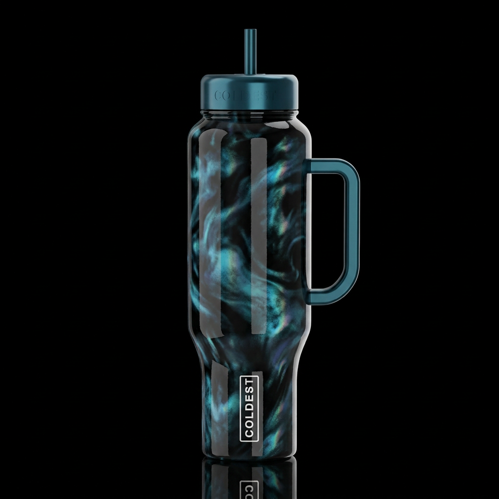 Mana Potion water bottle design