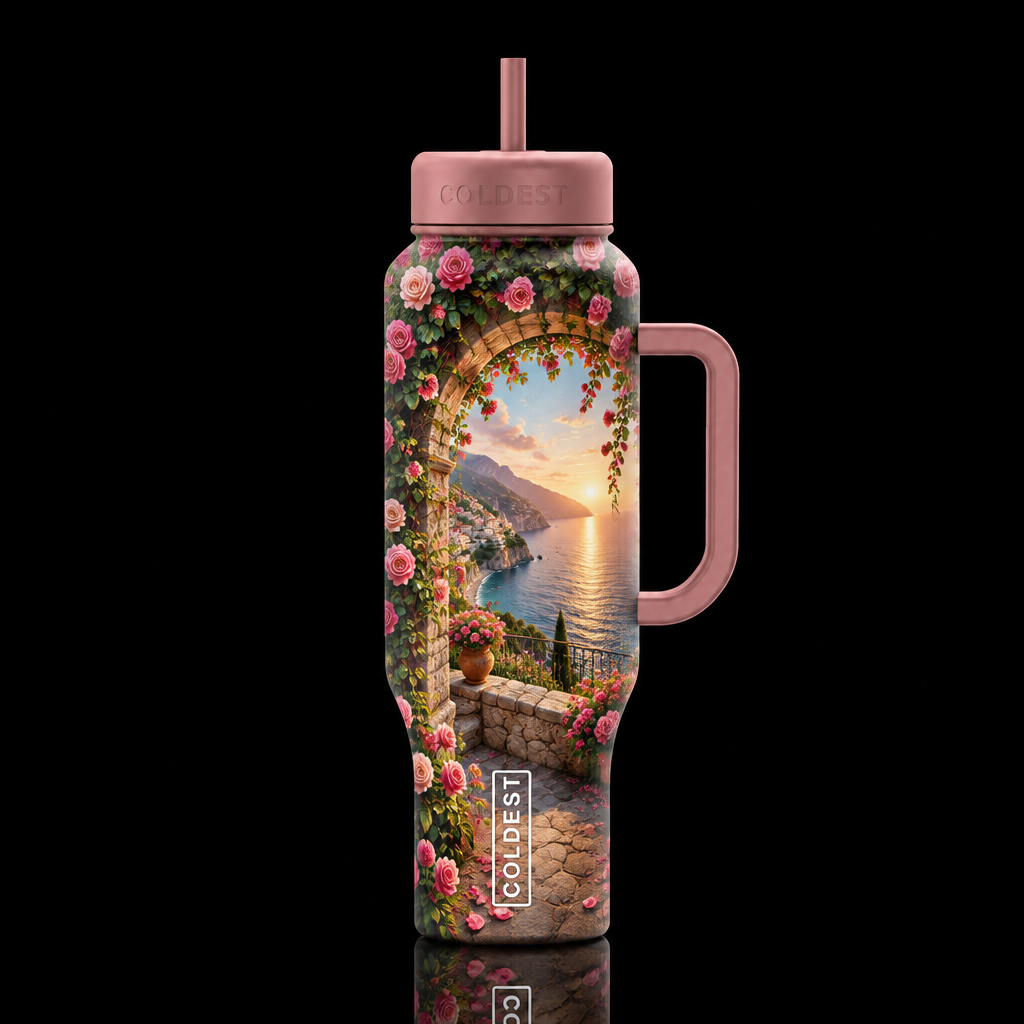 Peaceful Arbor water bottle design