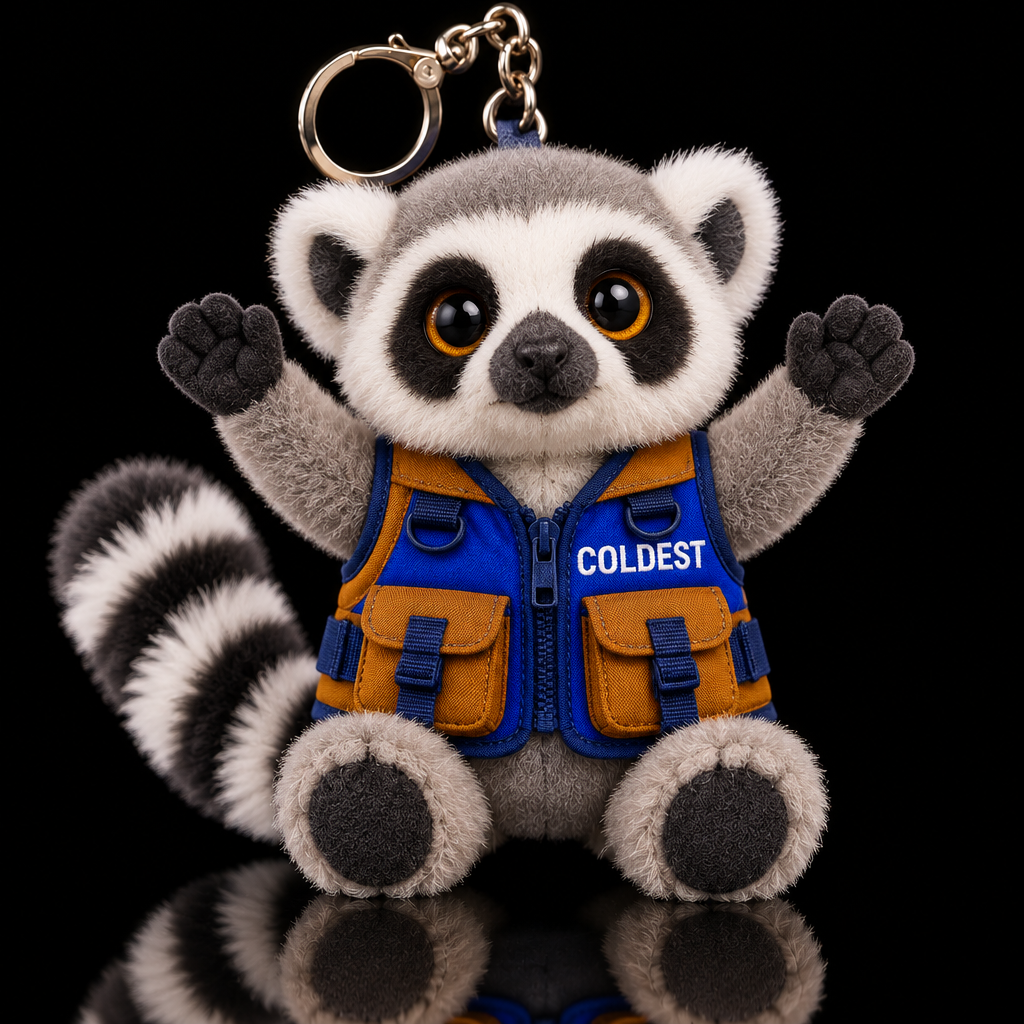 Larry the Lemur water bottle design