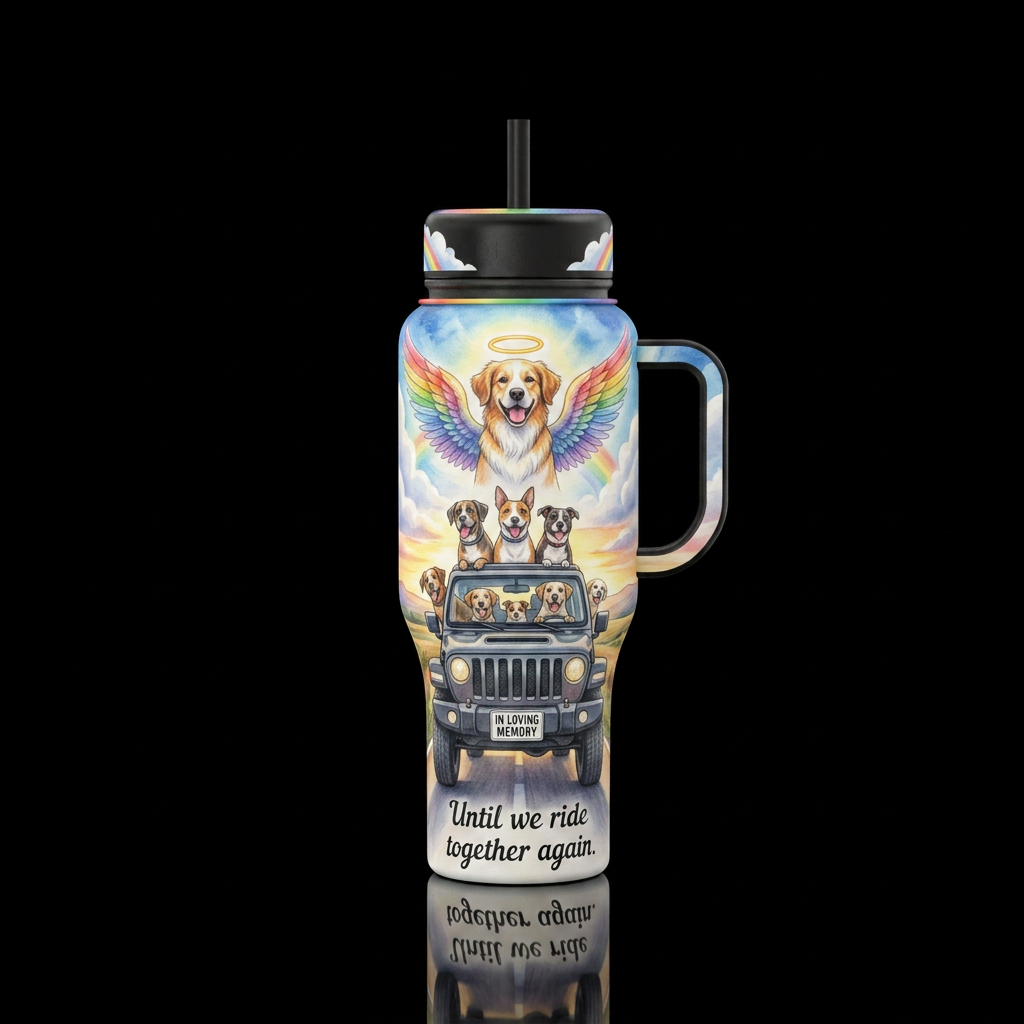 Create a premium pet memorial water bottle design ... water bottle design