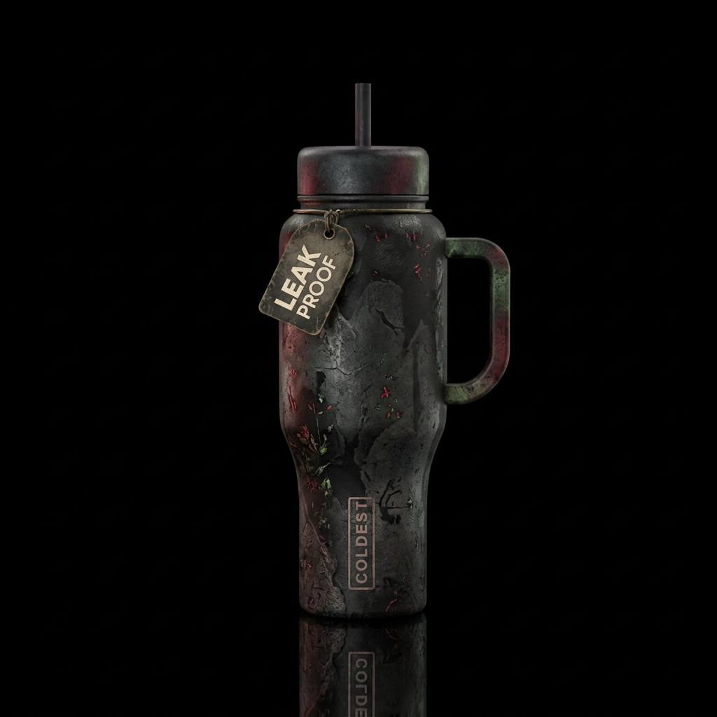 Dark Imagination water bottle design