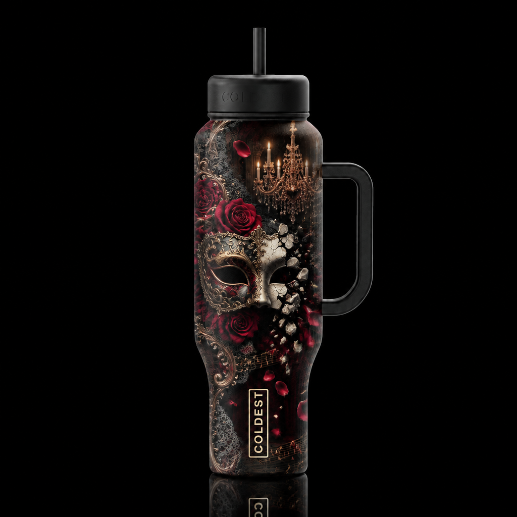 Fractured Shadow water bottle design