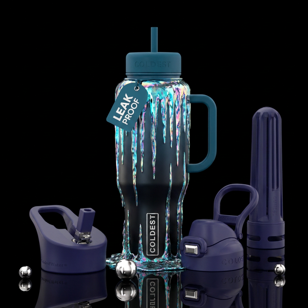Drip water bottle design