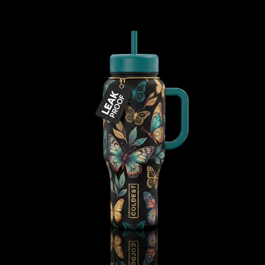 Flutter water bottle design