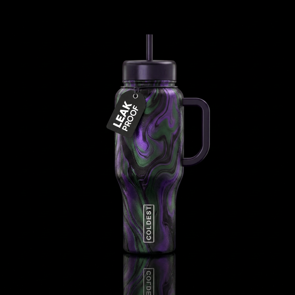 Witches brew water bottle design