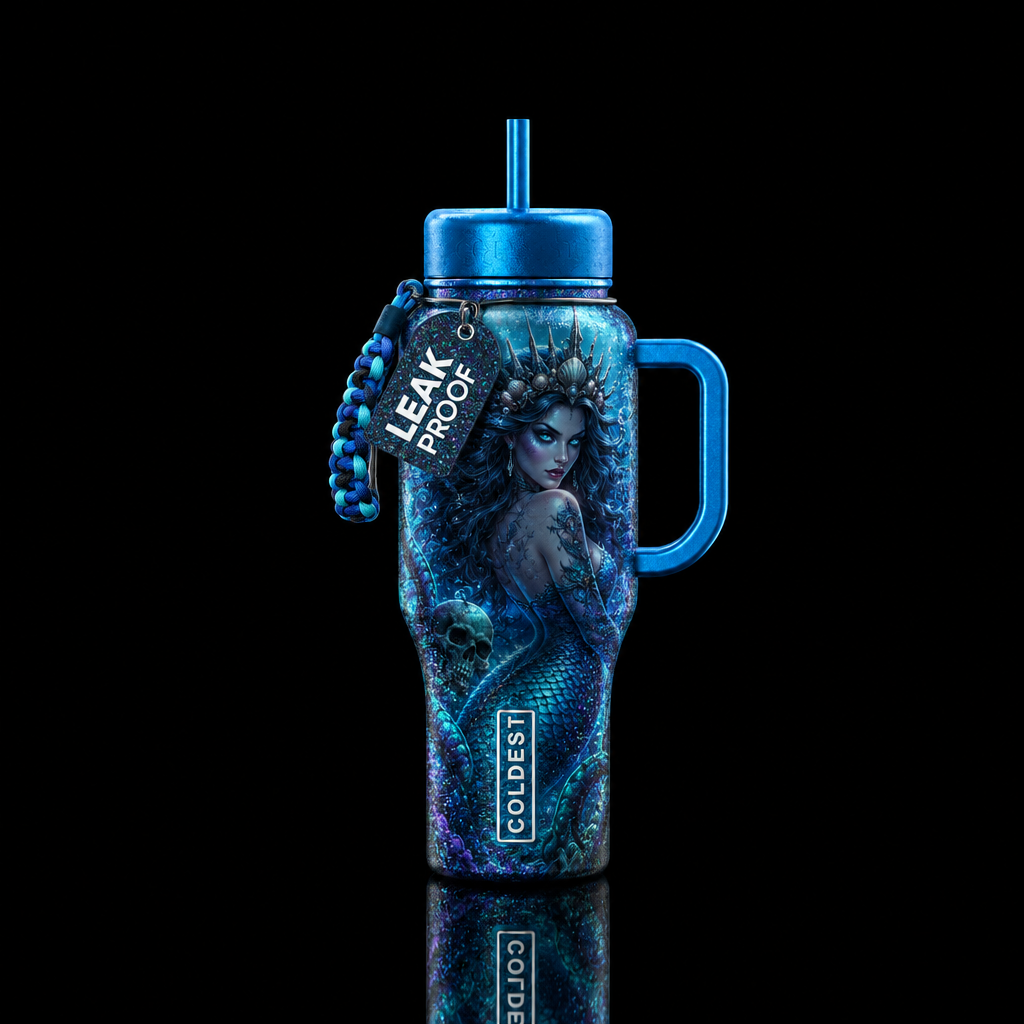 Underwater lore water bottle design