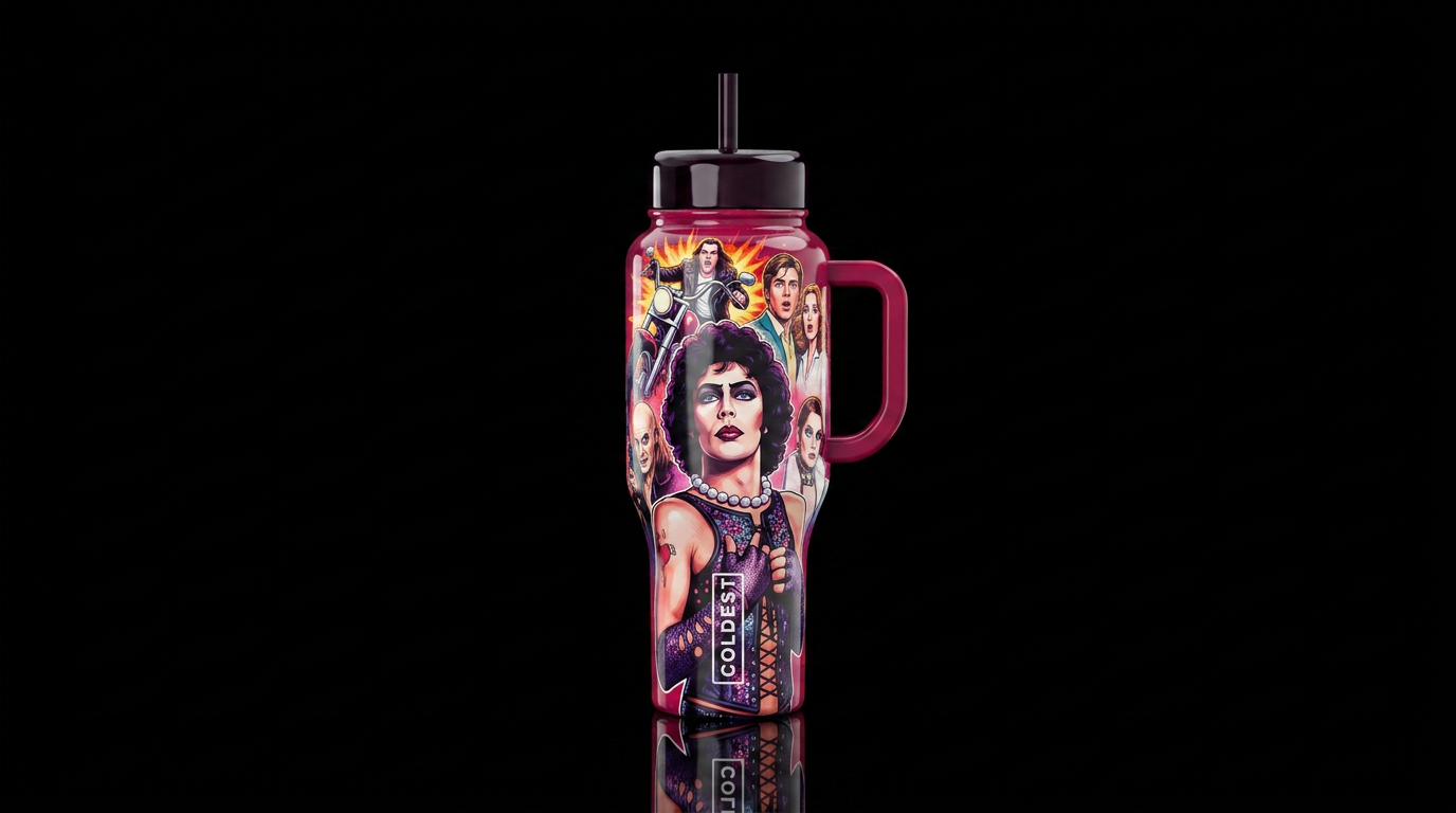 Design a Rocky horror picture show bottle featurin... water bottle design