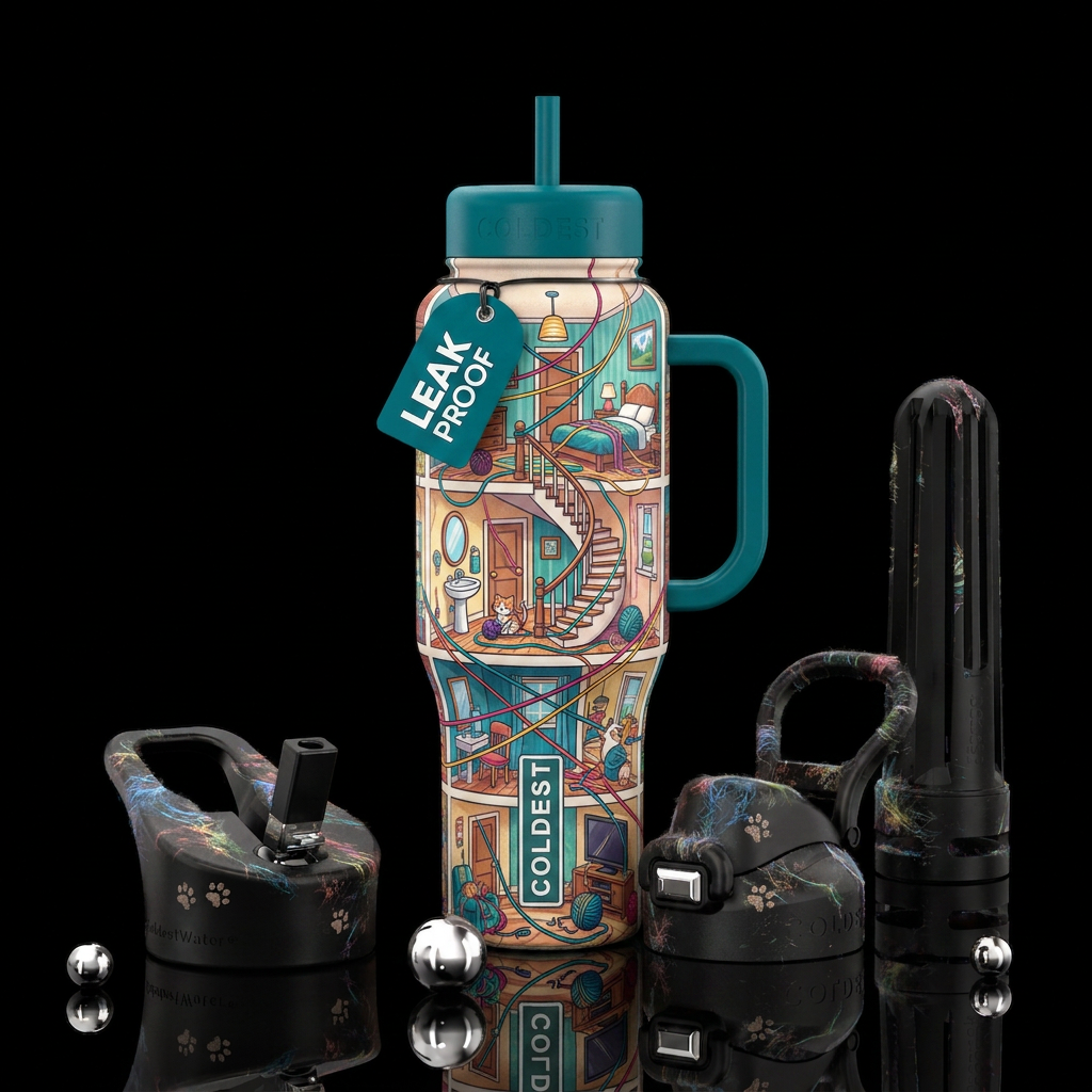 We can see the inside of a home like there were no... water bottle design