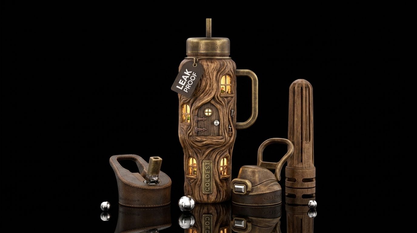 My executive wood bottle is actually infestated wi... water bottle design