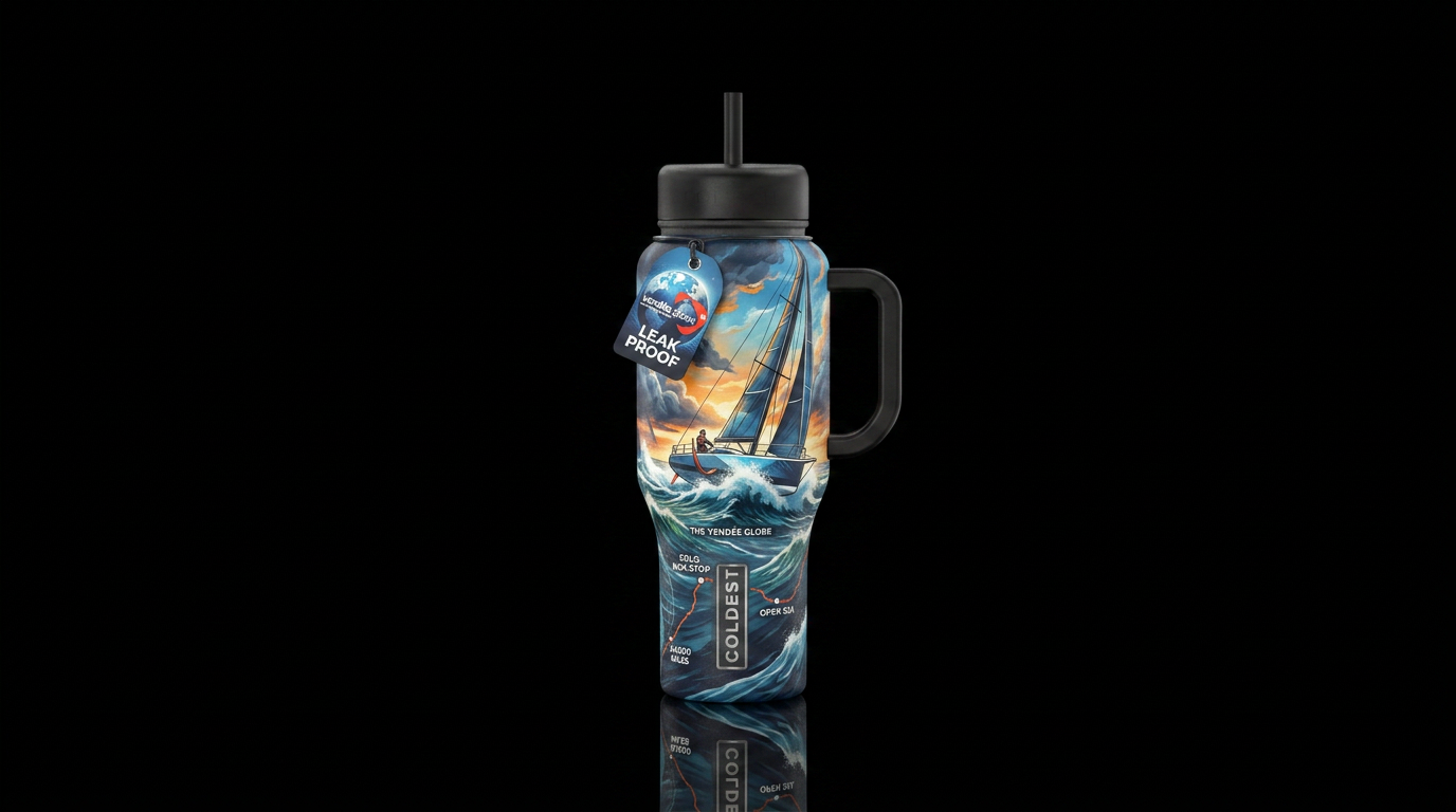 The Vendée Globe, a solo race around the world in ... water bottle design