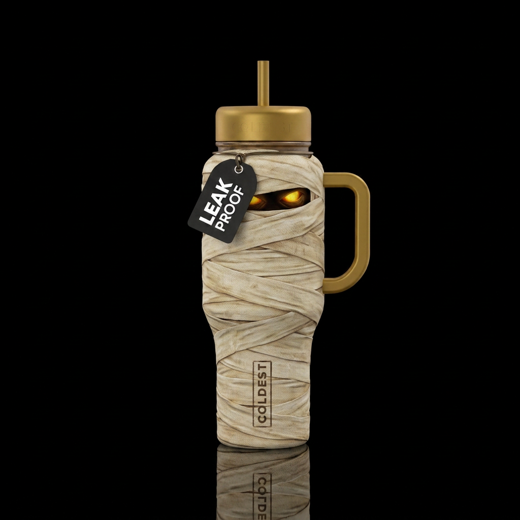 A mummy bottle, but it's the bottle that is perfec... water bottle design