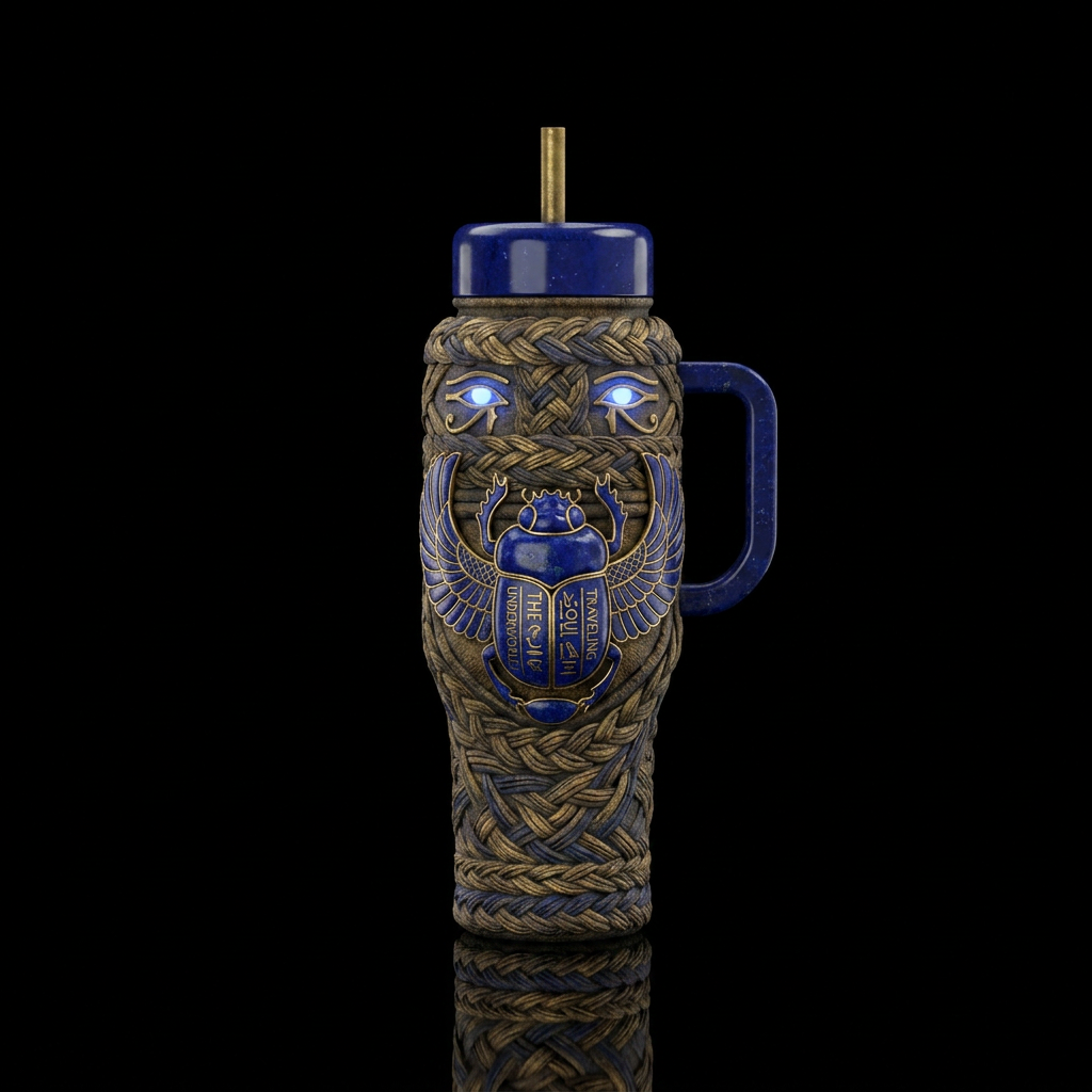 A bottle perfectly wrapped in an over under braid,... water bottle design